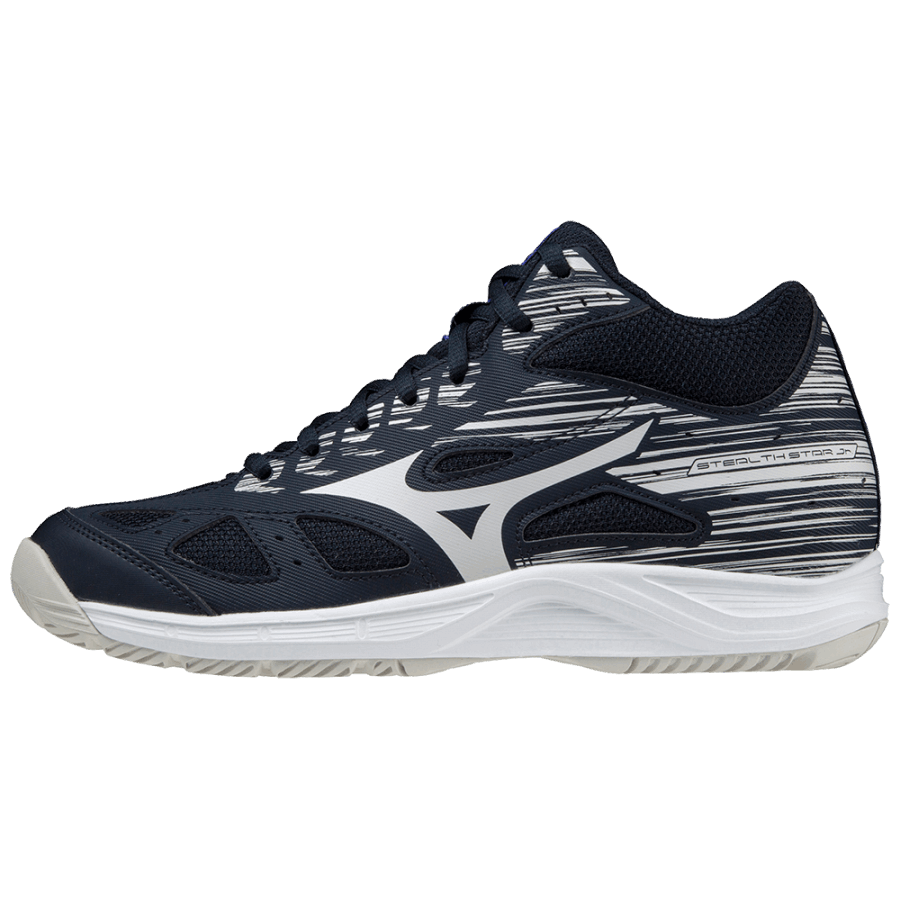 Mizuno Stealth Star Mid Jr Sky Captain-Nimbus Cloud-Blue
